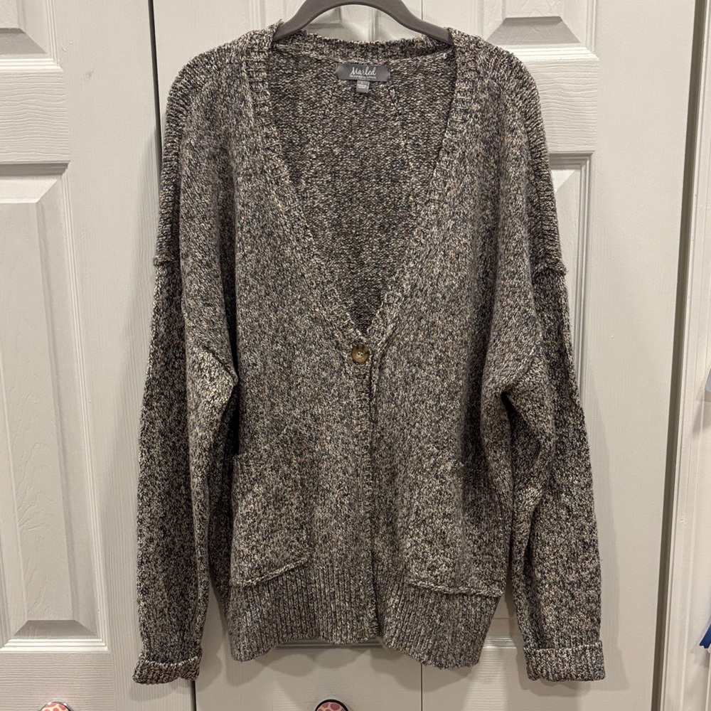 Marled Multi Colored Women's Cardigan